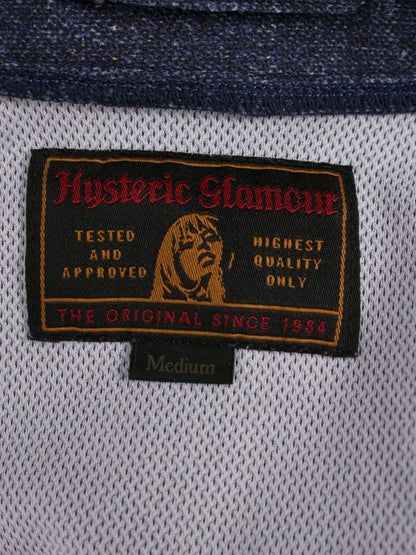 ヒステリックグラマー 01171AB01 デニムジャケット M ネイビー ダブルライダース ITX8XY55G9ZE