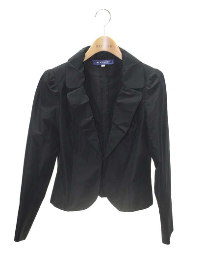 エムズグレイシー 524004 ジャケット 38 ブラック デザイン襟 ITHG8G02X6NW