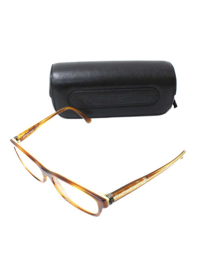 クロムハーツ DROP BOX メガネ ブラウン セルフレーム フルリム スクエア ITXLANEFC03E