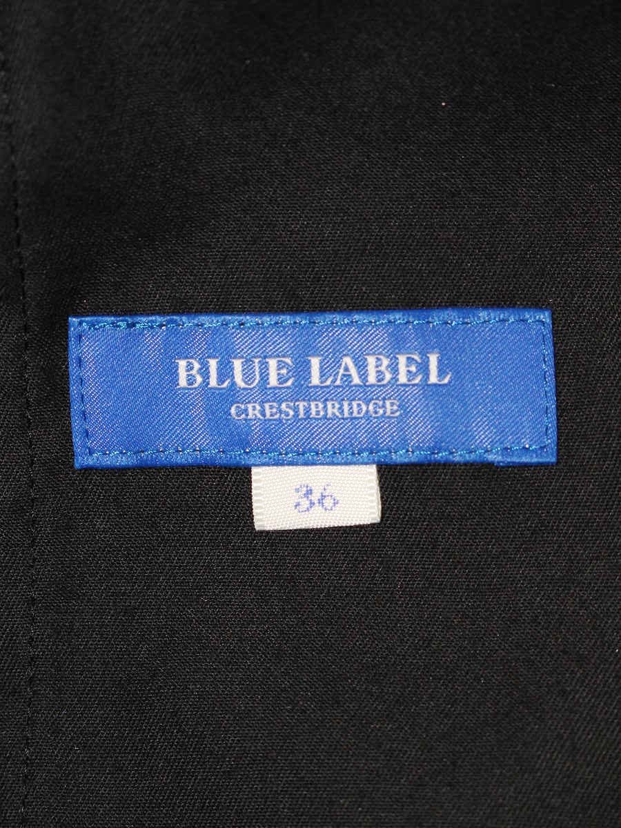 ブルーレーベルクレストブリッジ 55J10-580-09 ワンピース 36 ブラック 背面チェック ITB9ESX4BRYW