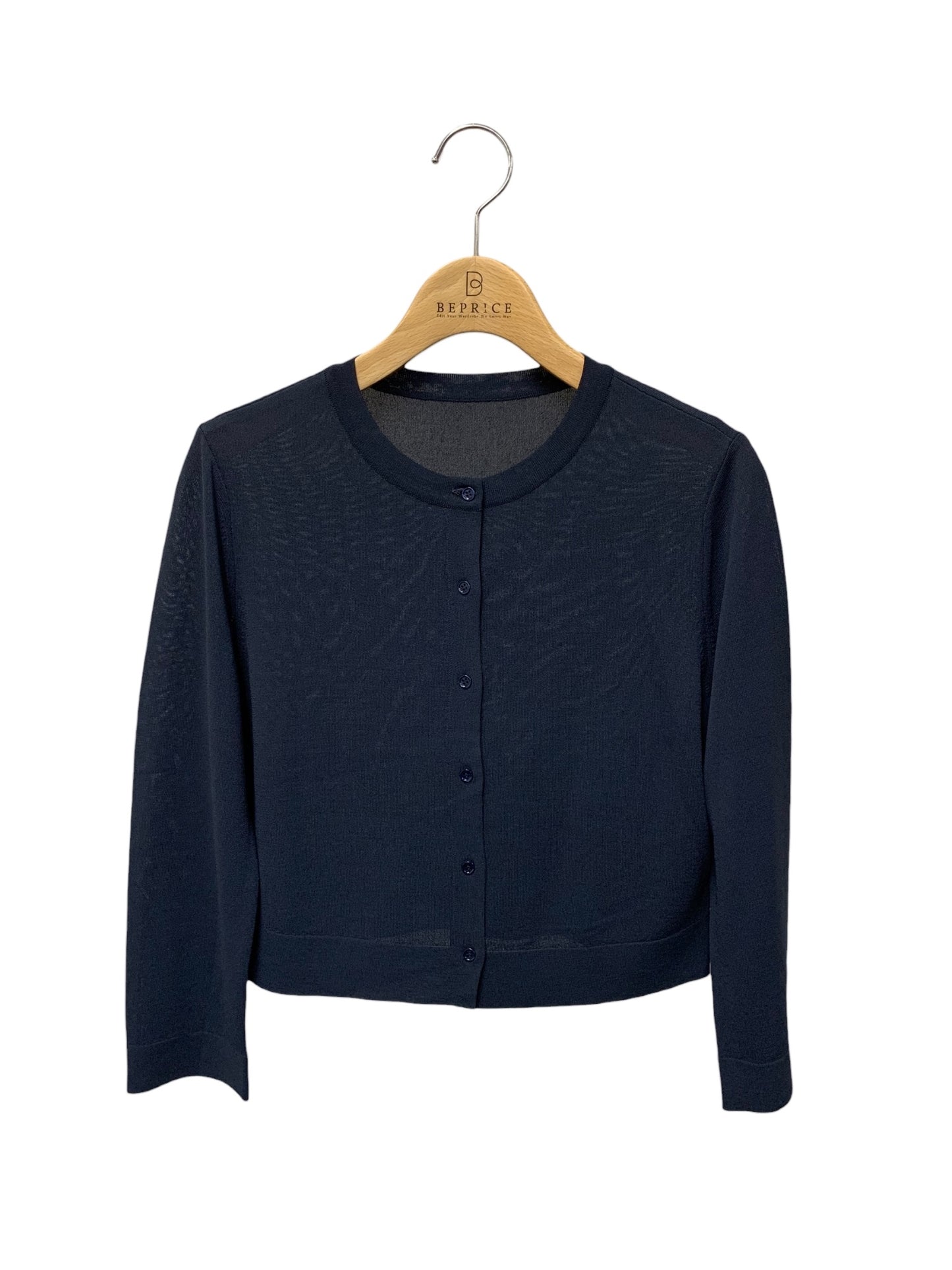 フォクシーブティック Upper Standard 36823 カーディガン 38 ネイビー IT2MX6XZBLJO