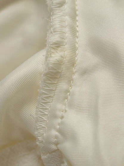 トゥービーシック W5R53-341-40 パンツ 38 ホワイト クロップド レース フラワーモチーフ IT1W41DJMFHG