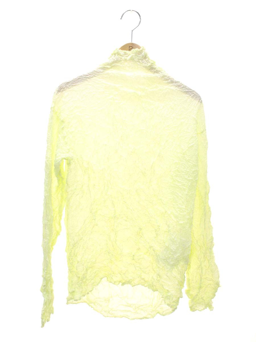 イッセイミヤケ IM02FJ960 カットソー L イエロー シワ加工 ITHLGLJGUASG