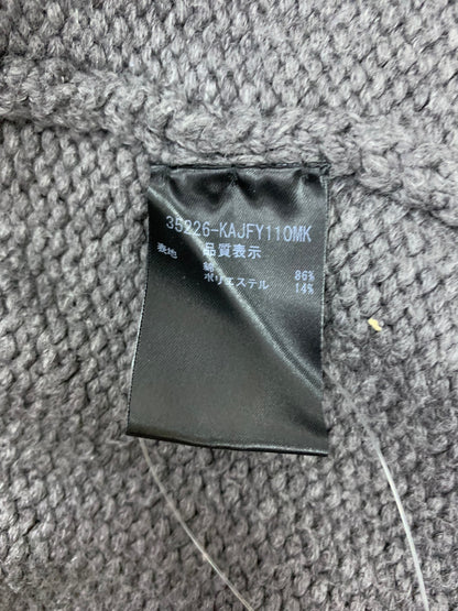 フォクシーブティック ウイングカラーロング 35226 カーディガン F グレー ニット IT5V04ZX8UIX