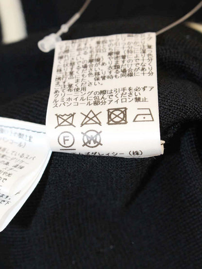 エムズグレイシー 018558 カーディガン 38 ブラック カメリアジップ フラワー ITFOSACS7LZI