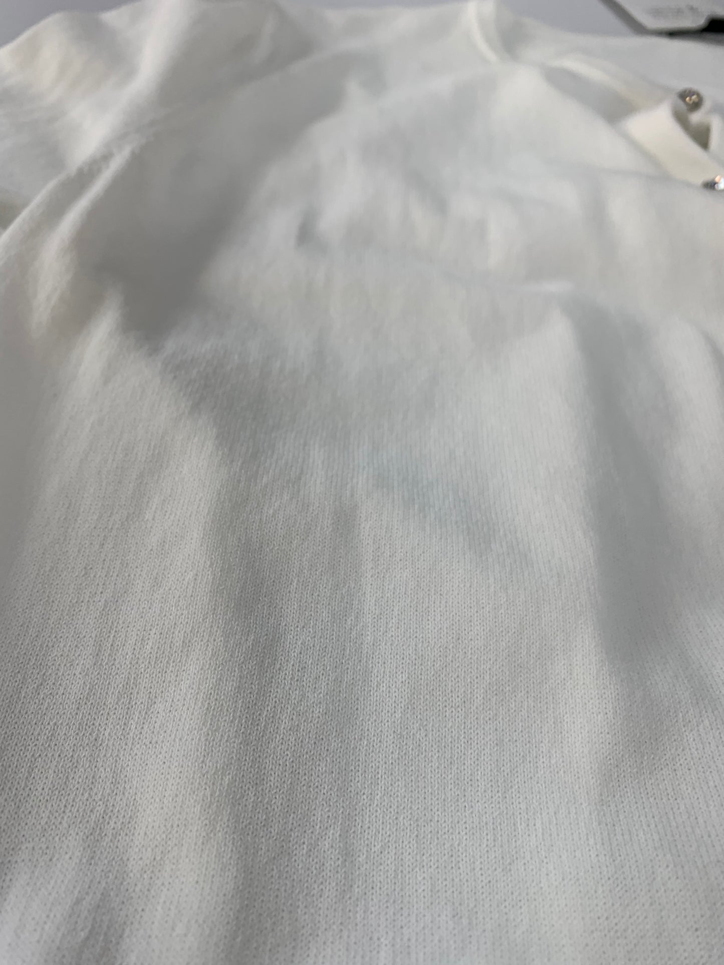 トゥービーシック W5F03-515-01 カーディガン 42 ホワイト ラインストーンボタン ITC3X5189F86