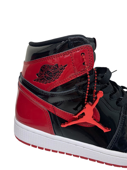 ナイキ エアジョーダン1 レトロ HIGH OG ブレッド パテント 555088-063 スニーカー 9 レッド ITNZ9TKYSWMT