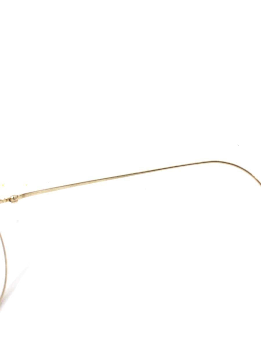 ayame（アヤメ） MANRAY メガネ ゴールド チタンフレーム フルリム ボストンシェイプ ITJX7R0ER85Y