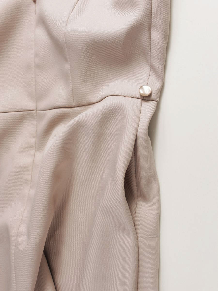 エムズグレイシー 411519 ワンピース 38 ピンク Ⅴネック ITXHJNI9IVZS