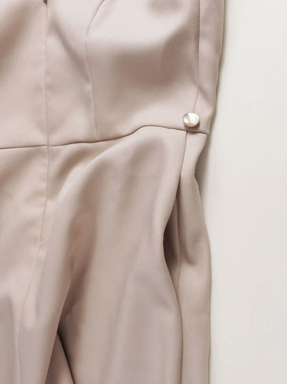 エムズグレイシー 411519 ワンピース 38 ピンク Ⅴネック ITXHJNI9IVZS