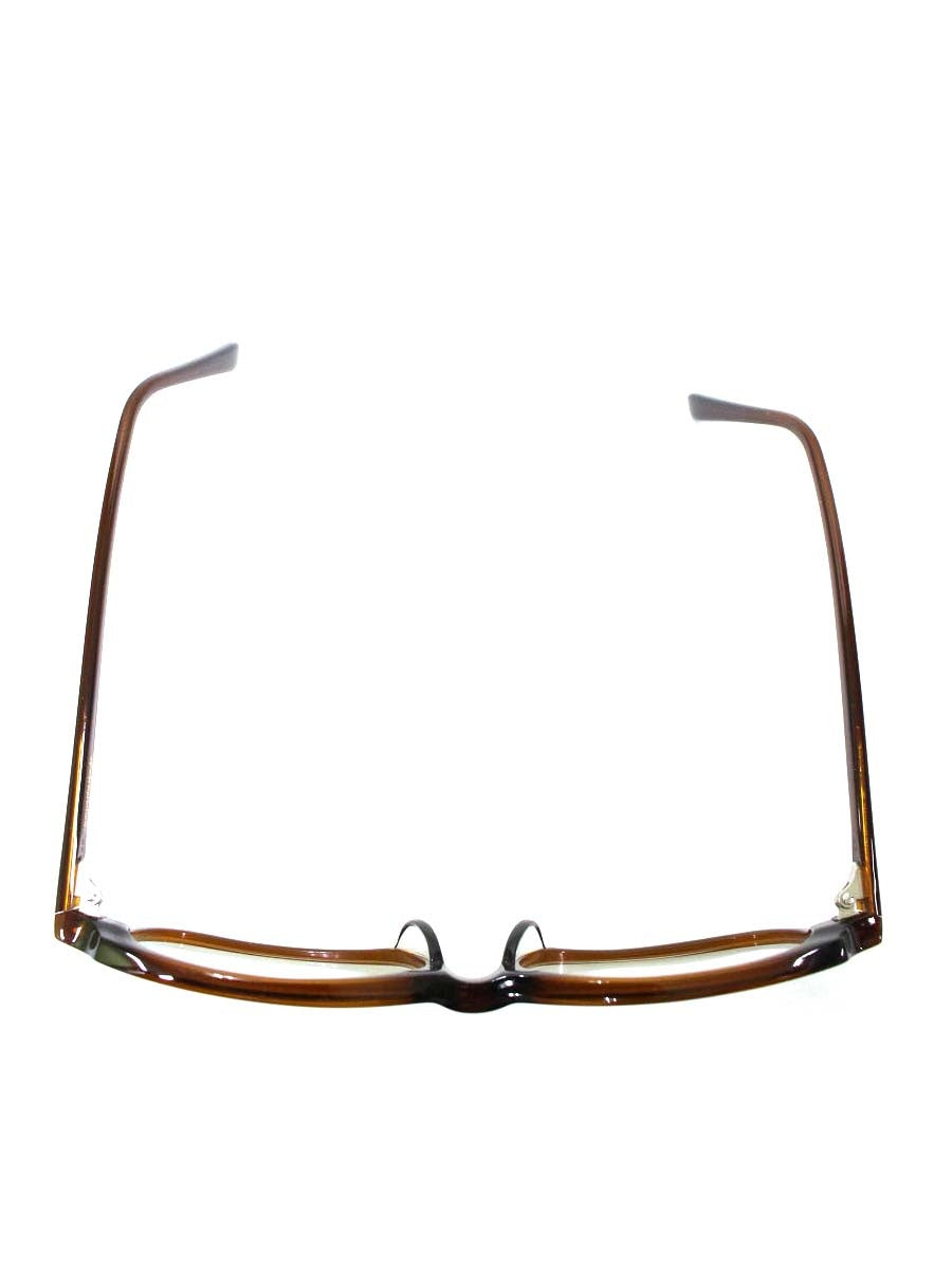 白山眼鏡店 メガネ ブラウン セルフレーム フルリム オーバルシェイプ