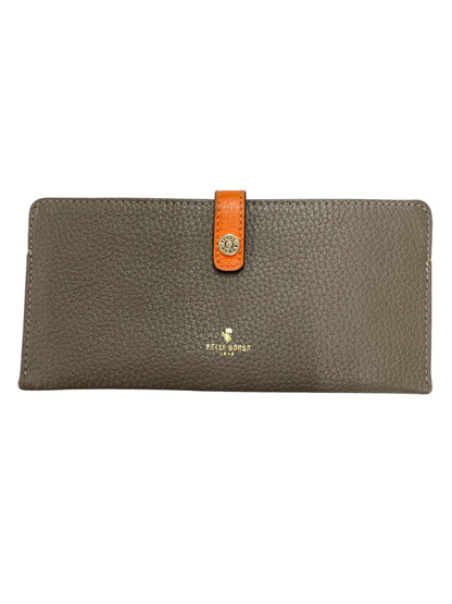 ペレボルサ スリムウォレット 長財布 グレー シュリンクレザー（シボ革） ITA6VIBQTJG9