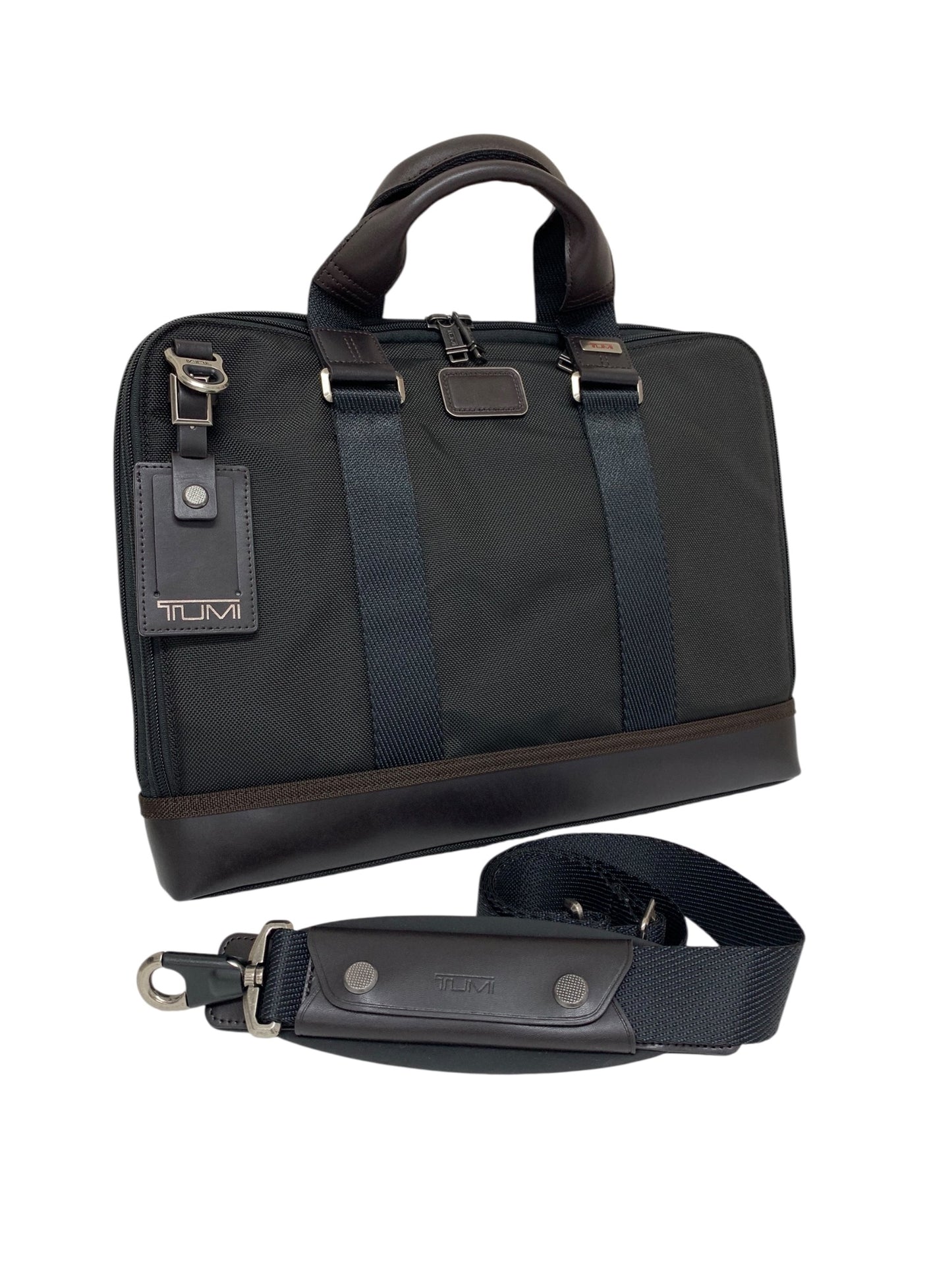 トゥミ アンドリュース スリム ブリーフ 222390HK0 ビジネスバッグ ブラウン 2way ナイロン レザー ITHO2F6CFSI6