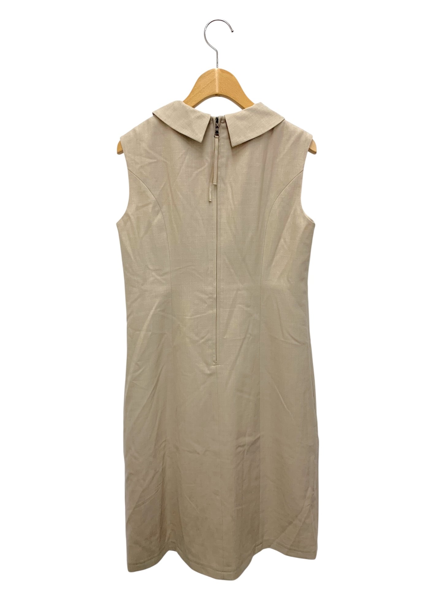 ポンヌフ BB3051 ワンピース 1 ベージュ 衿パールビジュー ITD26AJZUHKG 【SALE】