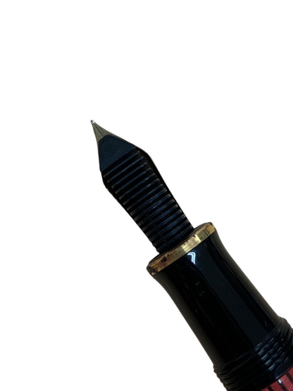 ペリカン 万年筆 スーベレーン M400 レッド ストライプ EF 14C-585 IT7PEXEH2A3I