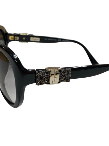 フェラガモ SF658SLA サングラス ブラック セルフレーム ヴァラリボン IT5EOK9GHV3E