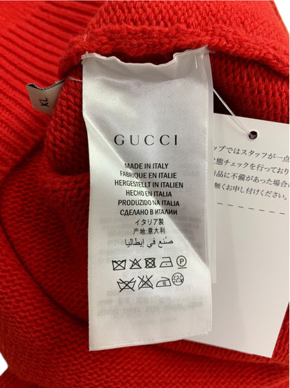 グッチ GUCCI 430308-X5B18 ニット XL フローラル ミケーレ期 レッド ITKPTJ1NDANA