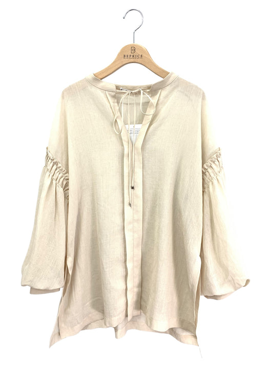 デイジーリン 06663 カットソー 42 ベージュ ブラウス シアーパフ IT3LJW3TBUTS