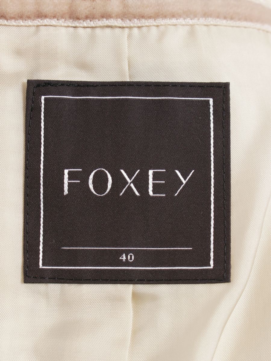 フォクシーブティック 27949 ジャケット 40 アイボリー レディツイード IT3OA19HEWDO