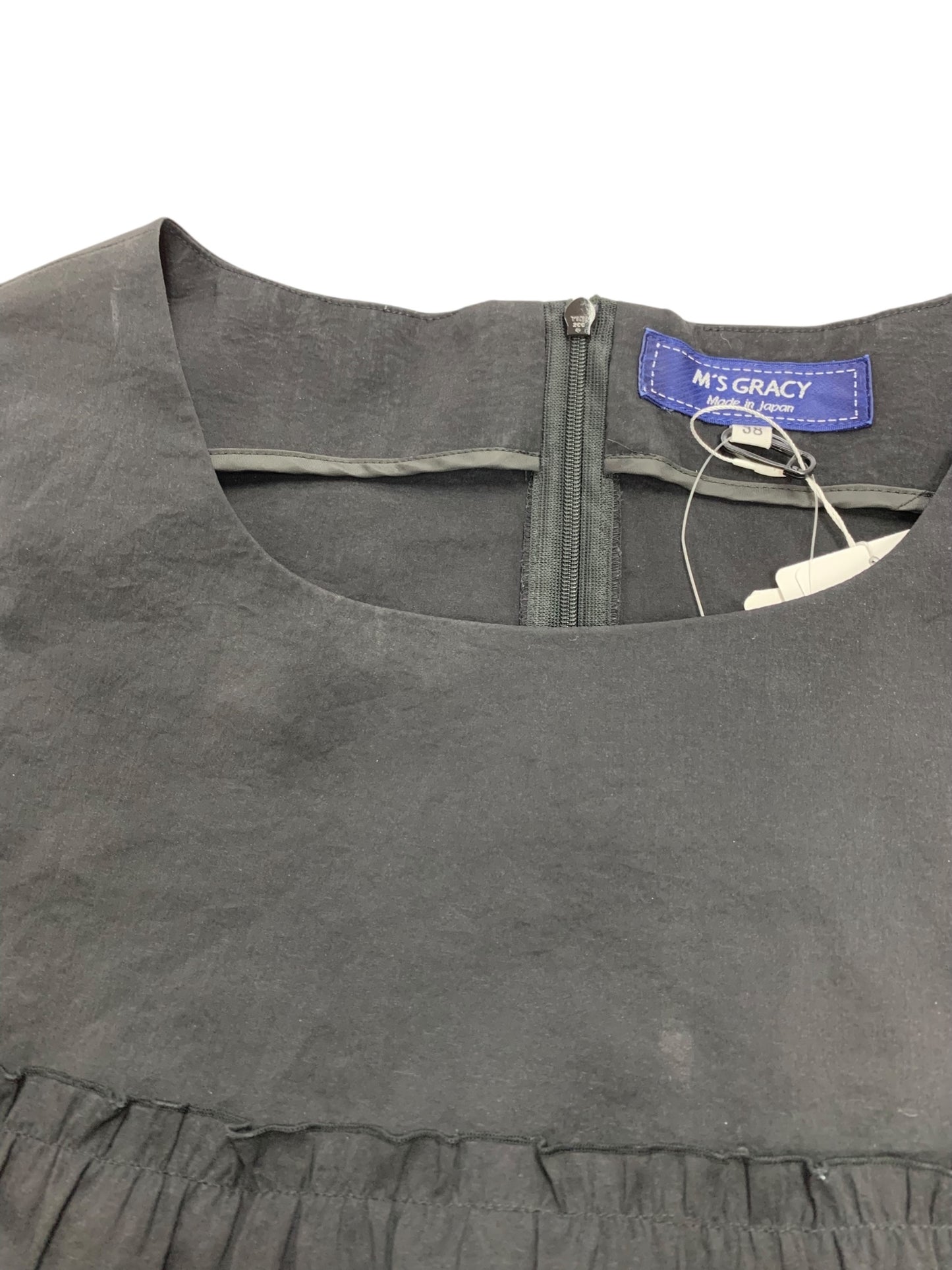 エムズグレイシー 511315 ワンピース 38 ブラック ティアード フレア ITMCV9JW7T9Y