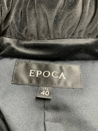 エポカ KA107-057-09 ダウンジャケット 40 ブラック ビジュー ベロア ITJ27FL8YT18