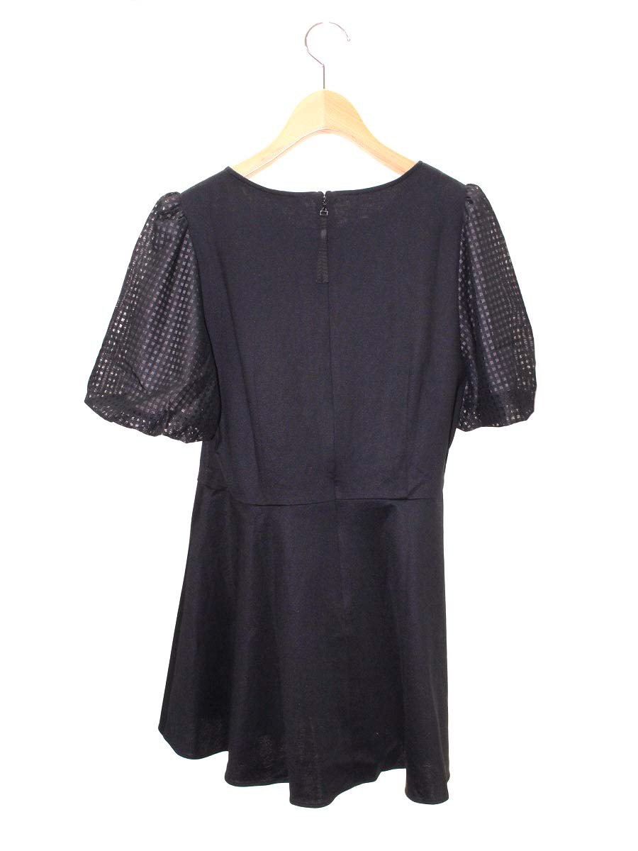 トゥービーシック W5P14 トップス 40 ブラック バルーン ITL1OX7RS5LW