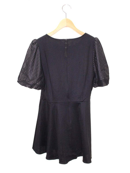 トゥービーシック W5P14 トップス 40 ブラック バルーン ITL1OX7RS5LW