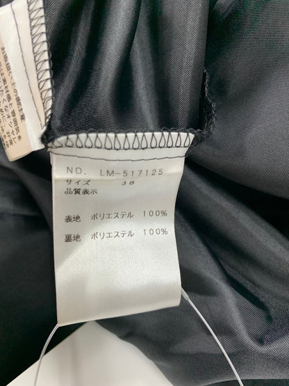 エムズグレイシー 517125 スカート 38 ブラック フラワープリント チュール IT6J5JGTFSBS