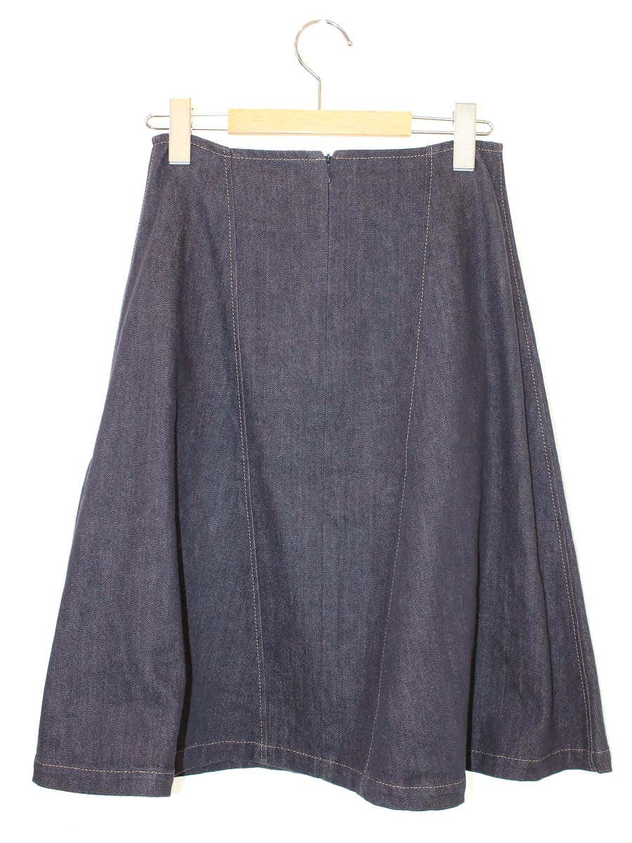 フォクシーニューヨーク Skirt 35811 デニムスカート 38 ネイビー IT1T56WRE1M8