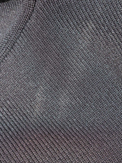 エムズグレイシー Tent Knit One-piece 918341 ワンピース 38 ブラック ニット IT64QSK5KTPS
