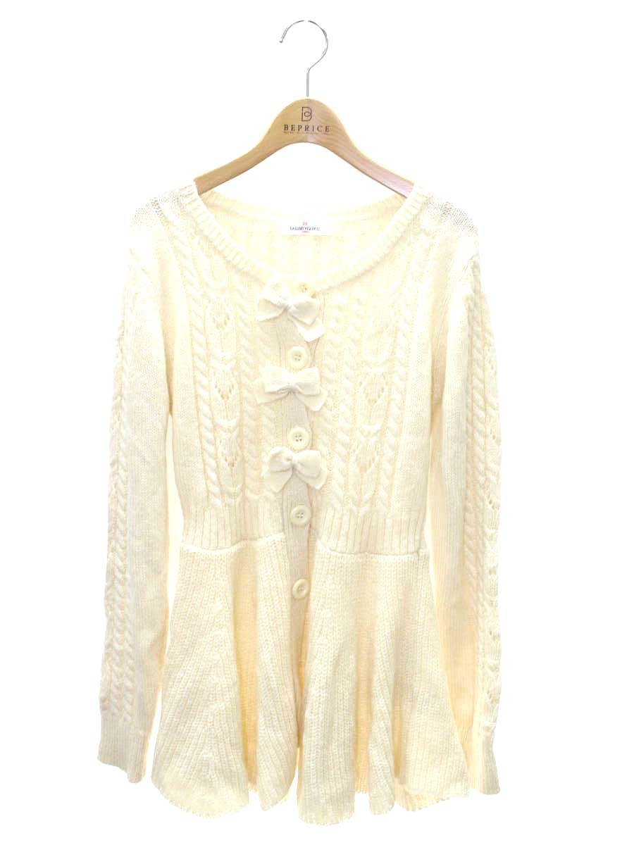 ギャラリービスコンティ 1422164 カーディガン 2 アイボリー リボン ITTHM09YKZVY