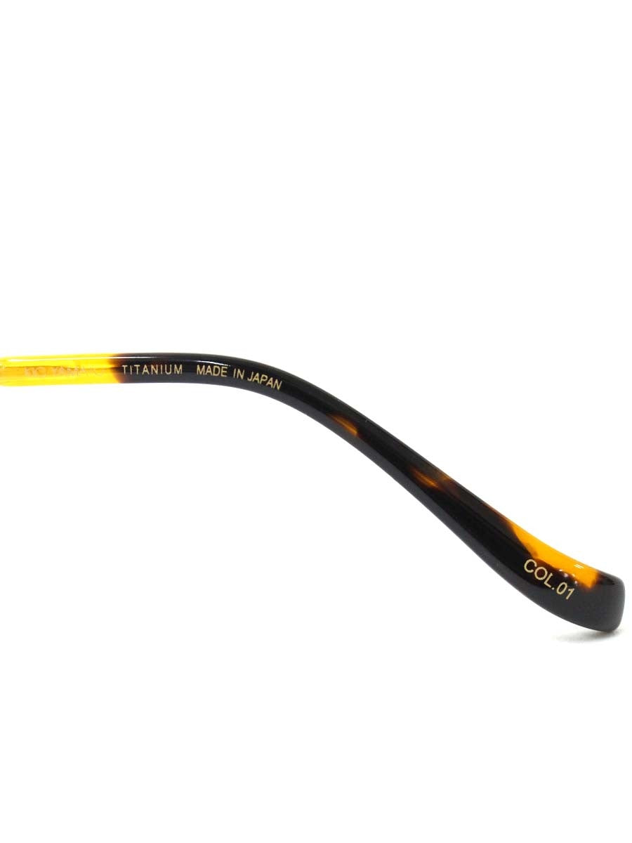 キオヤマト KT-495J メガネ ブラック/ブラウン ボストン メタルフレーム  ハーフリム べっ甲柄 ITC61DPBGUI8 【SALE】