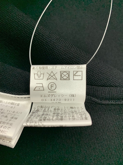 エムズグレイシー デイジー刺しゅう入りニット 518101 38 ブラック IT3KDMQVDYO0
