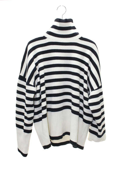 アンクレイヴ KRHVNW0561 ニット F ホワイト/ブラック ボーダー ハイネック IT1N6F1SZUJR 【SALE】