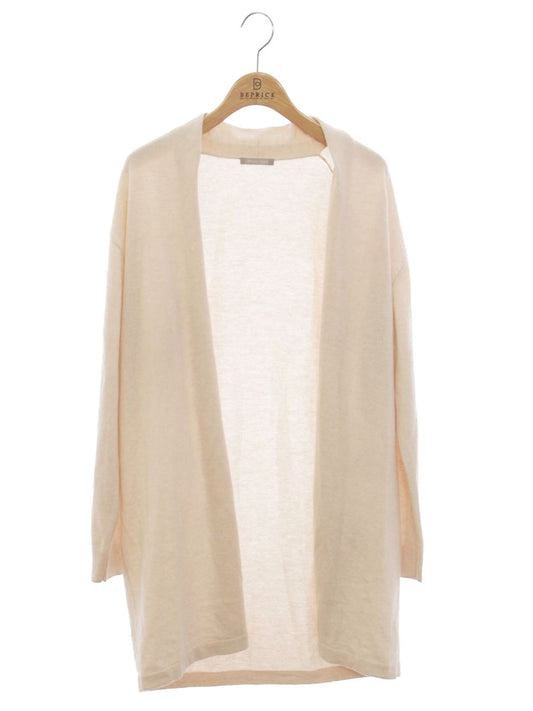 セオリーリュクス 03-8303762-310-038 カーディガン 38 ベージュ カシミヤ ミディアム ITUWN14IAHM0