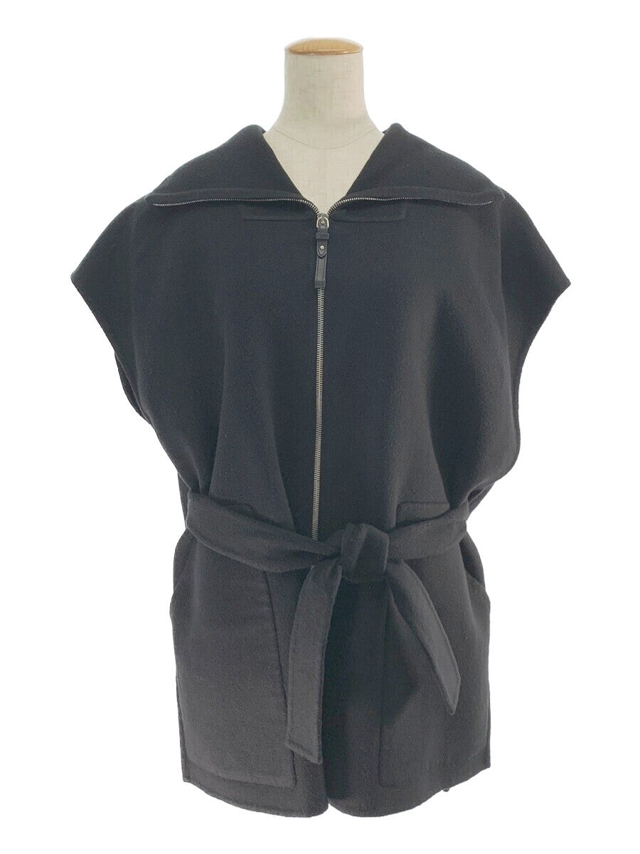エルメス ポンチョ ジップアップ ポンチョ ベスト カシミア100% 36 【SALE】