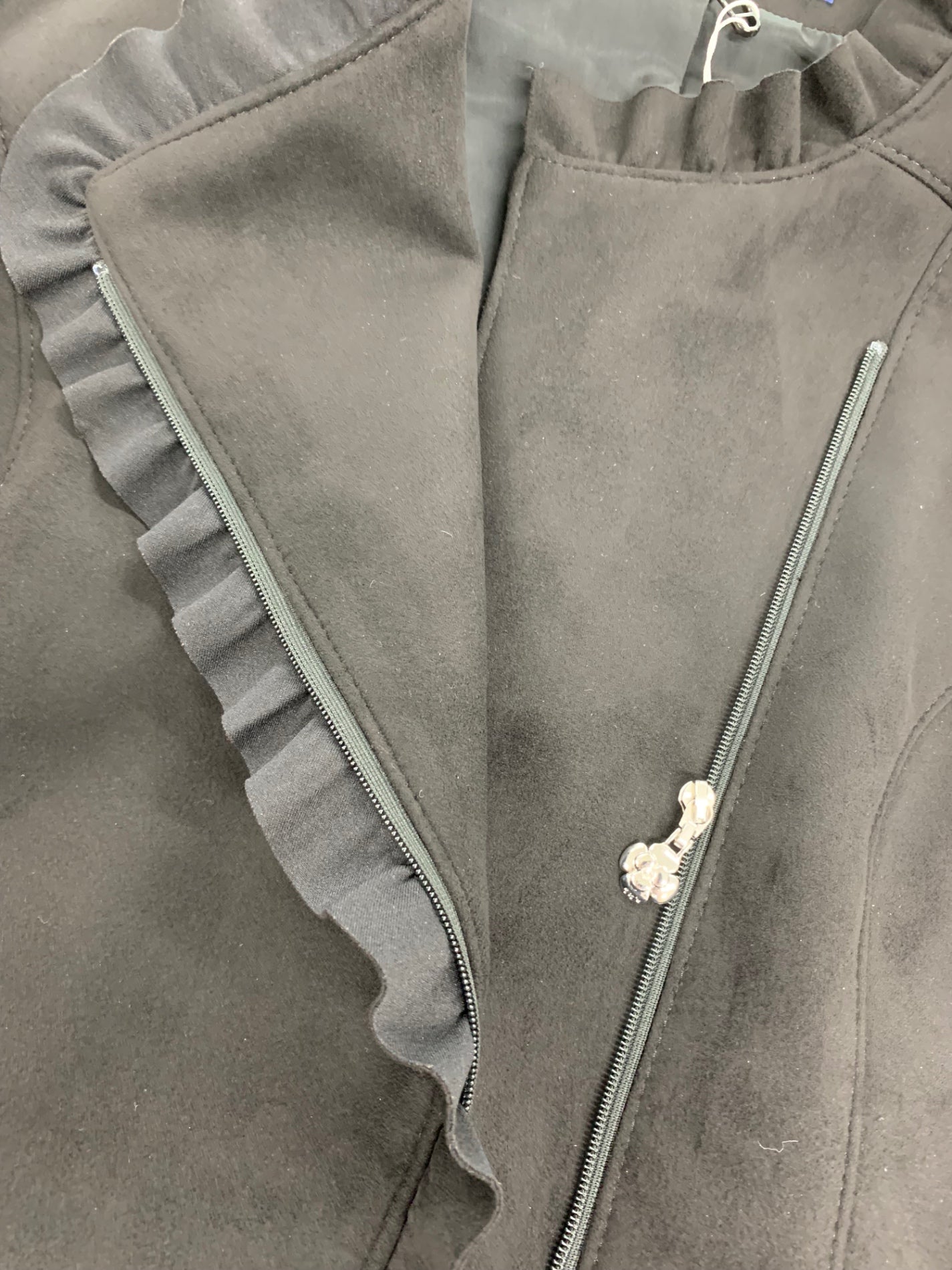 エムズグレイシー Suede Touch Jacket 814532 ジャケット 40 ブラック ITBLL6T4XTA4