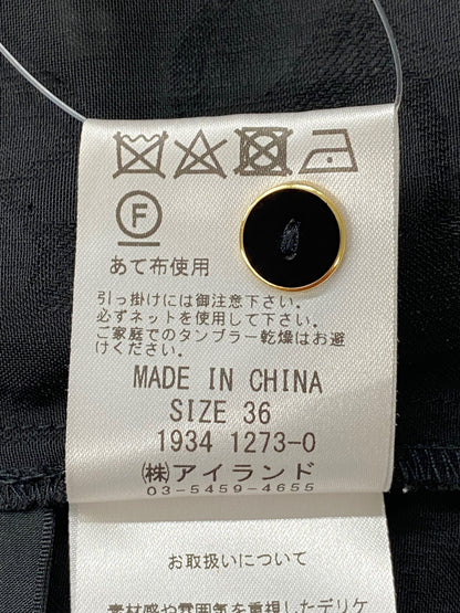 グレースコンチネンタル 1934 1273-0 ブラウス 36 ブラック シャツ ノースリ ITWU1BT9FCRA