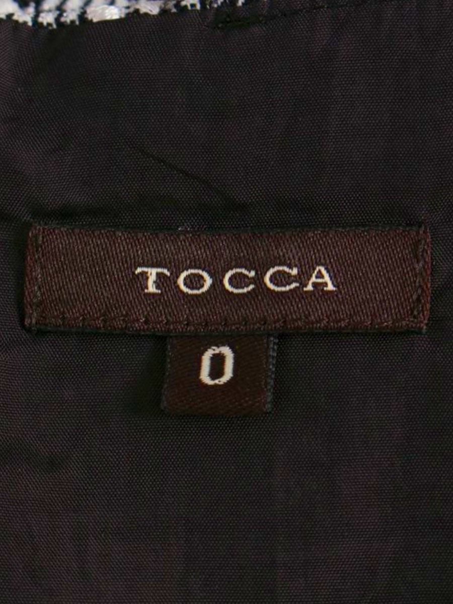 トッカ OPTOYW0833 ワンピース 0 ブラック 総柄 刺繍 フラワーモチーフ IT32Q1L9J0TS