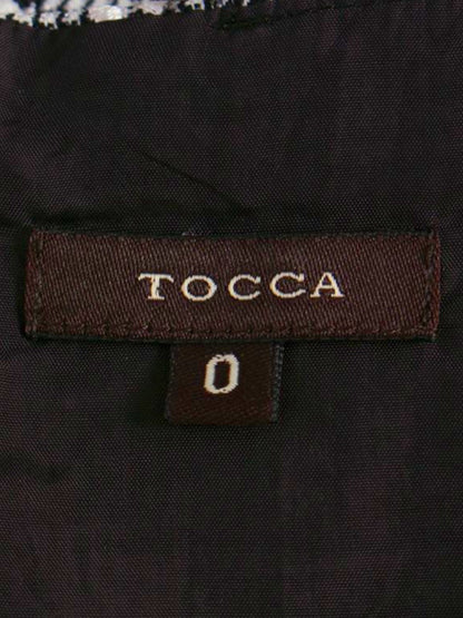 トッカ OPTOYW0833 ワンピース 0 ブラック 総柄 刺繍 フラワーモチーフ IT32Q1L9J0TS