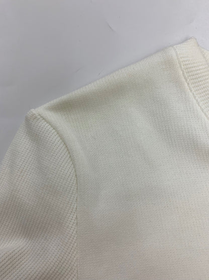 ツルバイマリコオイカワ 2230530 ワンピース 34 ネイビー 切替 ニット タックフレア ITXY6ZSU35U0 【SALE】