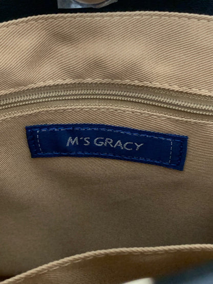 エムズグレイシー 大リボン付き雑材 594131 トートバッグ ベージュ ITK5U0OF7NY8