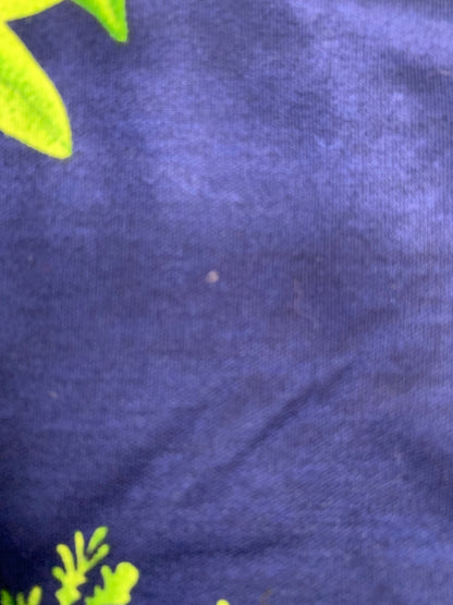 レオナール 0339100 カットソー L ネイビー コットン フラワー IT5IWLEW59RM