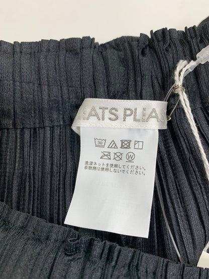 プリーツプリーズイッセイミヤケ THICKER BOTTOMS 2 PP61JF383 ワイドパンツ 3 ブラック 26SS ITRKBYC1D4PF