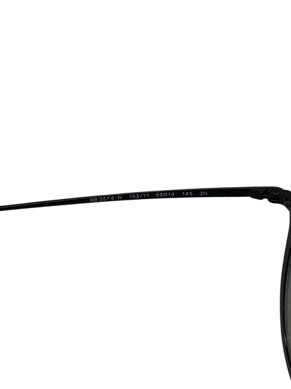 レイバン BLAZE ROUND RB3574-N サングラス ブラック メタルフレーム フルリム ラウンドフラットクリスタル ITY6SC8ZYVDO