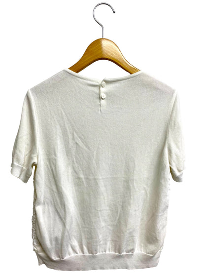 フォクシーブティック Jasmine white 36798 Tシャツ カットソー 40 ホワイト ITJMA545XTKW