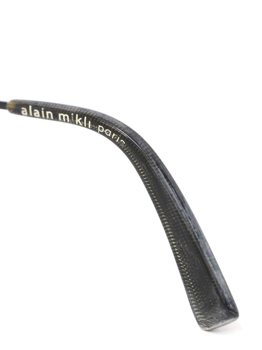 アランミクリ A02032TD メガネ ブラック/ホワイト メタルフレーム フルリム スクエア ITHVWQ15K2J2 【SALE】