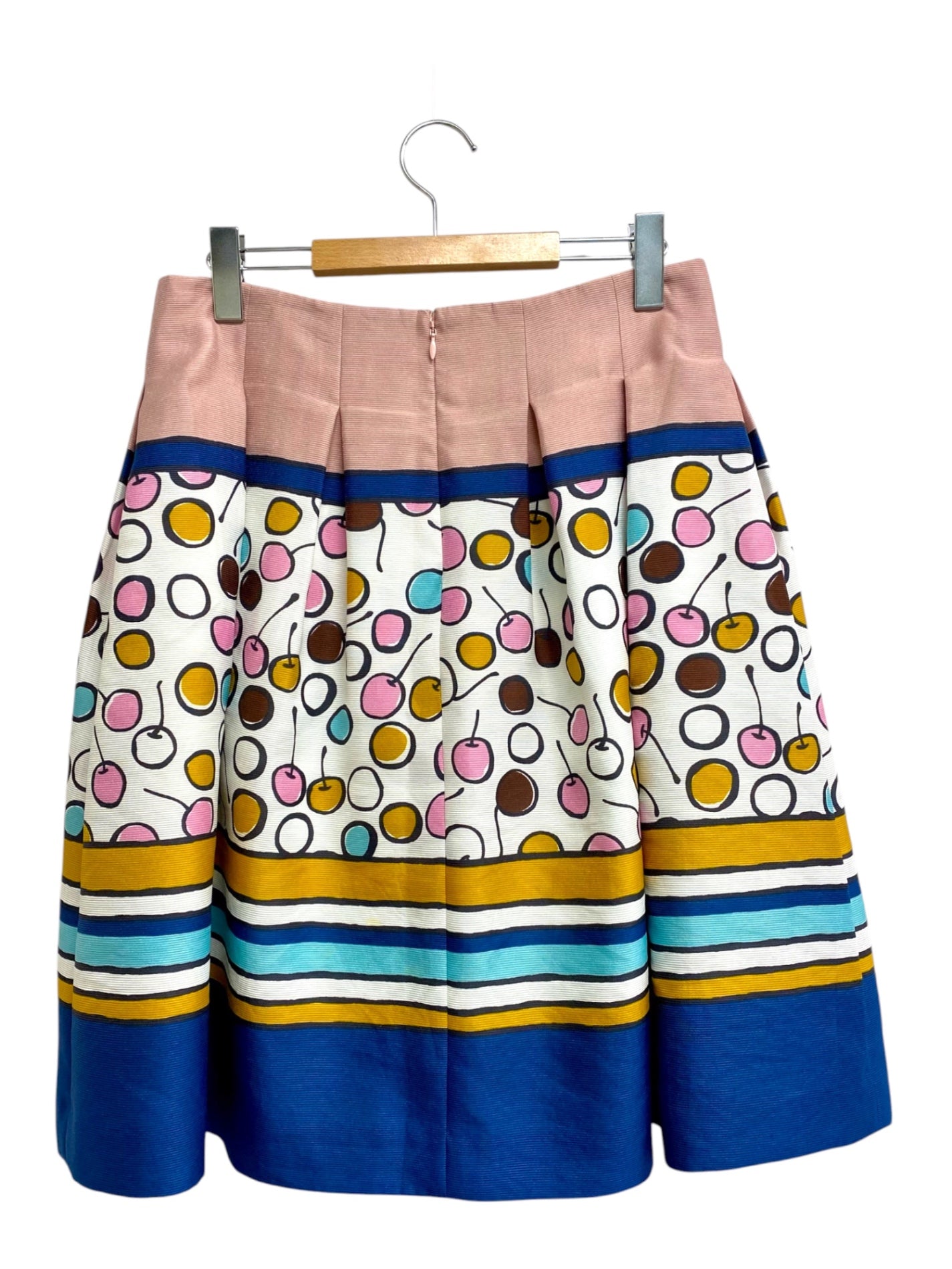 エムズグレイシー Cherry Skirt 817347 スカート 40 マルチカラー チェリー フレア ITXEEAXJRLAU