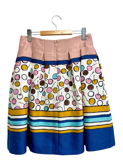 エムズグレイシー Cherry Skirt 817347 スカート 40 マルチカラー チェリー フレア ITXEEAXJRLAU
