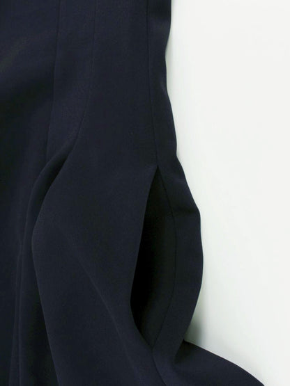 ハロッズ 16108801 ワンピース 3 ネイビー タックフレア スカラップ IT02DHTTMOUK 【SALE】